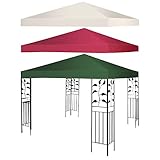 GOPLUS Ersatzdach für Pavillon, Pavilliondach Pavillonplane 3x3M Farbewahl (Dunkelgrün)