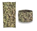 Tubo elástico con estampado militar de camuflaje