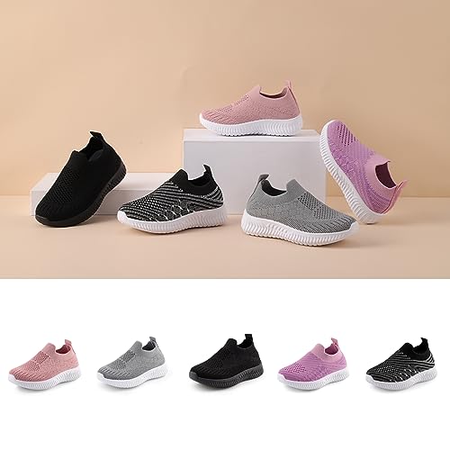 Kids Sneakers Girls' Sneakers Breathable Mesh Slip on Walking Shoes for Boys and Girls3