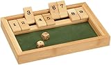shut the box 12 numbers rules Maße: 255 x 175 x 35 mm Philos 3270 - Shut The Box 9er, Bambus, Green Games, Würfelspiel, Klappenspiel