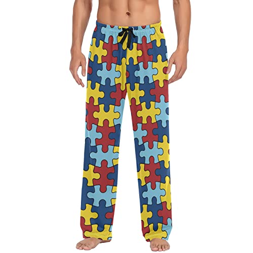 Men's Pajama Pants Constellations Sleep Lounge Pants Pajama Bottoms Pj Pants with Drawstring & Pockets