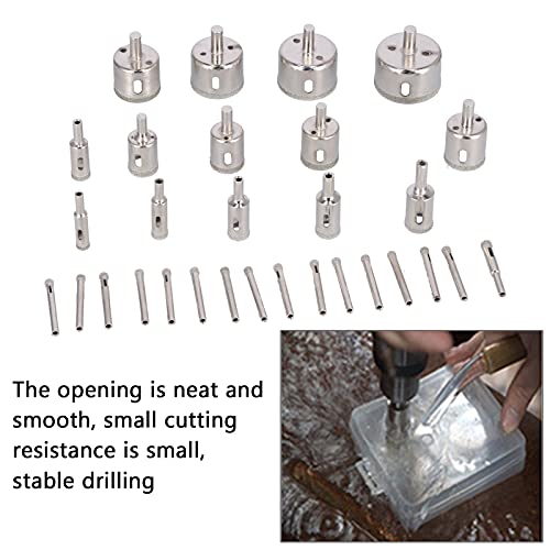 Kit de 30 piezas de brocas para mármol y vidrio miniatura 7