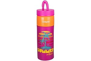 24oz Plastic Retro Squishy Water Bottle