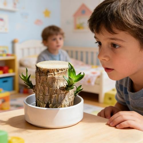 Arbre brésilien pour bibliothèque et salon source d'énergie positive
