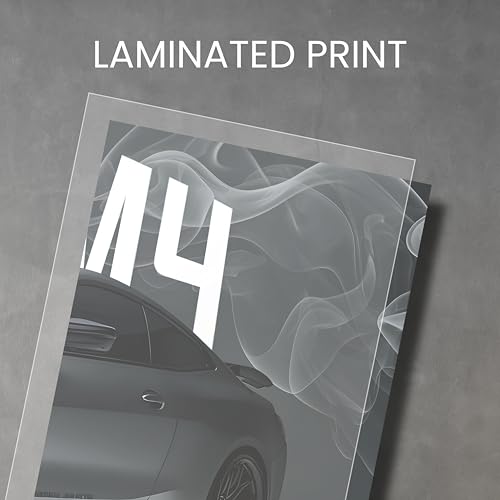 Image of Posternet Super Car Split Poster Set, 12 inch x 18 inch, Split Design Wall Decor Posters For Bedroom, Living Room, Office. (BMW)