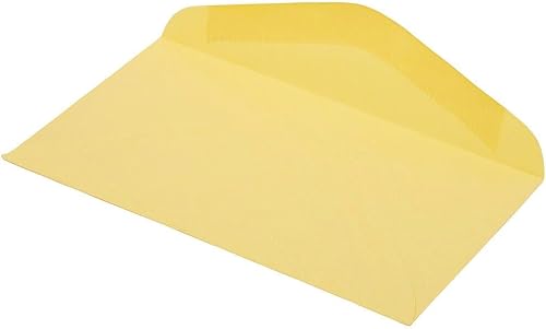 Miniatura 2 de Sobres regulares #6 34 (3 58 x 6 12) - Amarillo canario pastel (50 unidades)