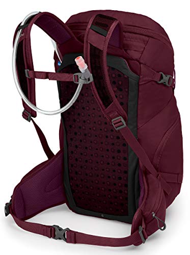 Osprey Skimmer 28 Women's Hiking Hydration Backpack, Plum Red