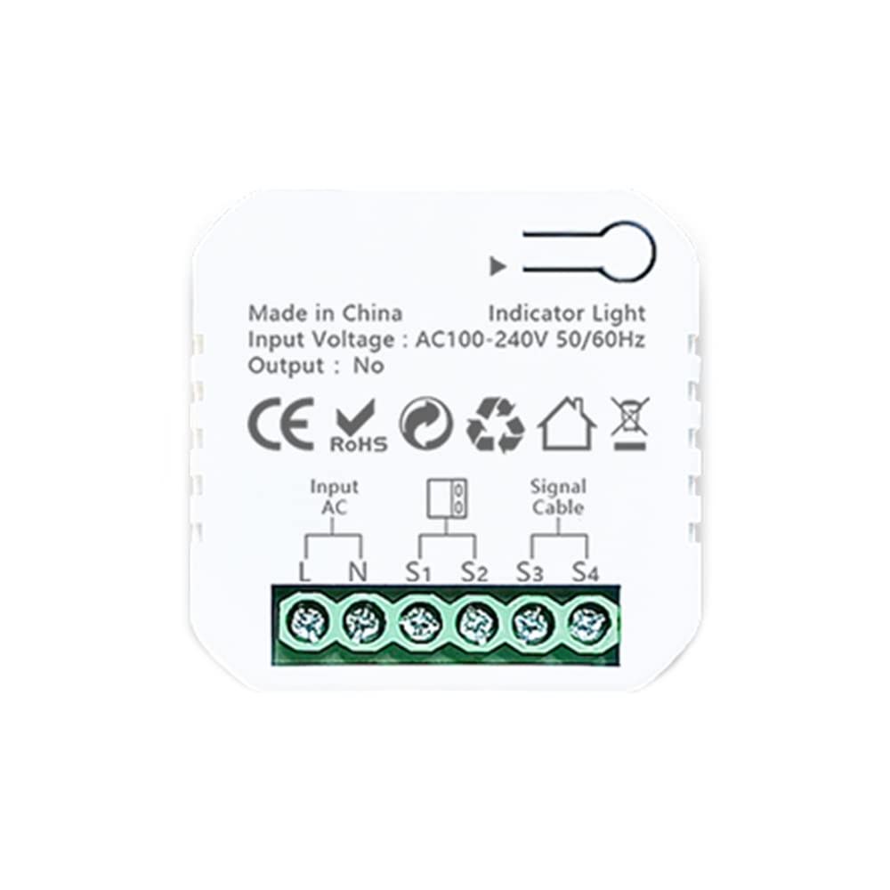 ZigBee Contrôleur d'ouverture de porte de garage Application de téléphone portable Télécommande compatible avec Alexa Google Home pour passerelles de contrôle vocal nécessaires
