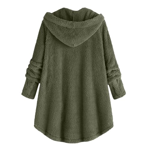 Womens Sweaters Cardigan Fuzzy Fleece Jackets Long Sleeve Button Down Coats Loose Casual Soft Fall Winter Hoodies3