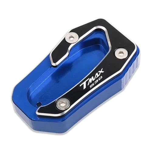 �I�[�g�o�C�p�L�b�N�X�^���h �t�b�g�T�C�h�X�^���h�����p�b�h �T�|�[�g�v���[�g �g�� �̂��߂� TMAX530 SX T-MAX DX 2017-2023�p �o�C�N�p �T�C�h�X�^���h �v���[�g(Blue)