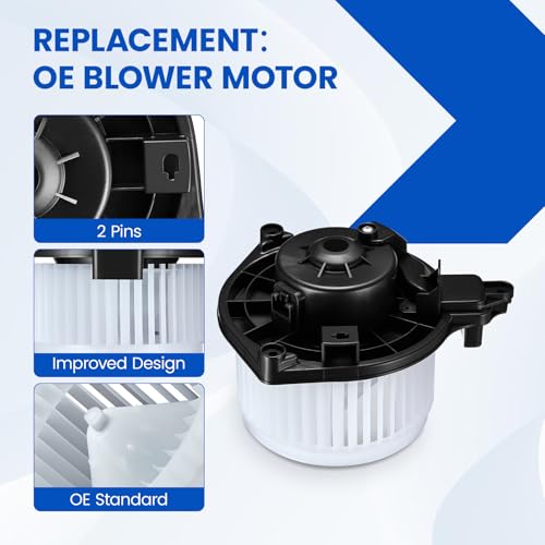 Image of HVAC Blower Motor 700188 Compatible with Toyota Tacoma 2005-2015, Blower for 87103-04043, 87103-04044, 75846, PM9297 A /C Blower Motor