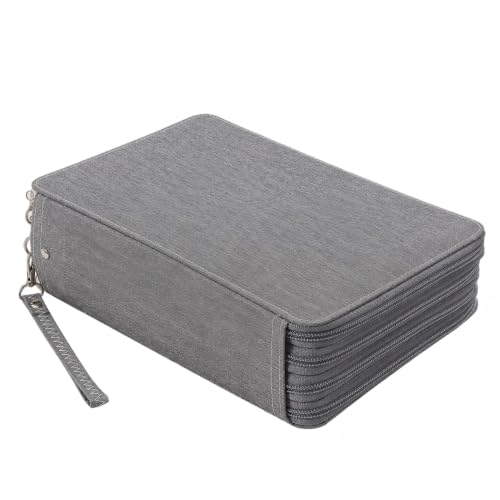 Image of 216 Slots Colored Pencil Case Organizer, 4 Layer Bag