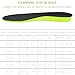 Linkidea Shock Absorption Insoles, Arch Support Shoe Inserts for Women and Men, Trim to Fit Sole Inserts Compatible with Under Armour Charged Assert 10 (US Men 9.5-10/ Women 11-11.5)