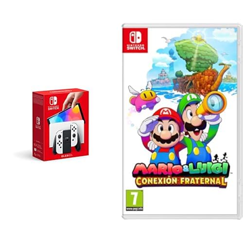 Nintendo Switch (versión OLED) Blanca & Mario & Luigi: Brothership