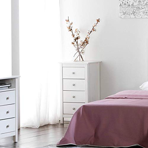 VS Venta-stock Cassettiera Berna Bianco con 4