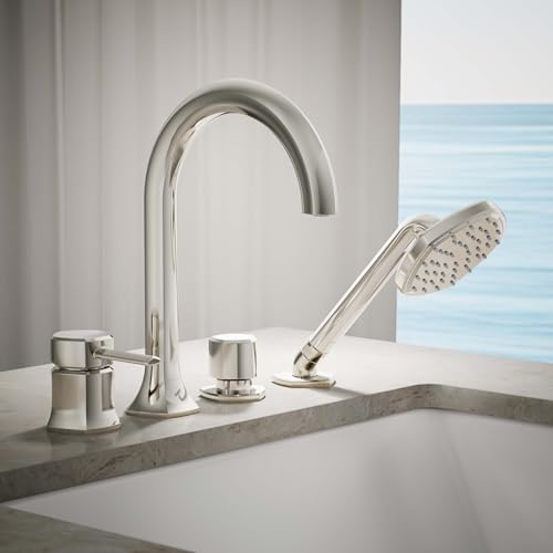 Kohler 27022-SN Soporte para Ducha de Mano con Desviador de Dos Vías Montado en Cubierta, Acabado Níquel Pulido Vibrante miniatura 2