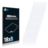 18x Savvies Ultra-Clear Schutzfolie passgenau zugeschnitten und kompatibel mit Audi A8 D3 2002-2008 MMI 2G - Made in Germany