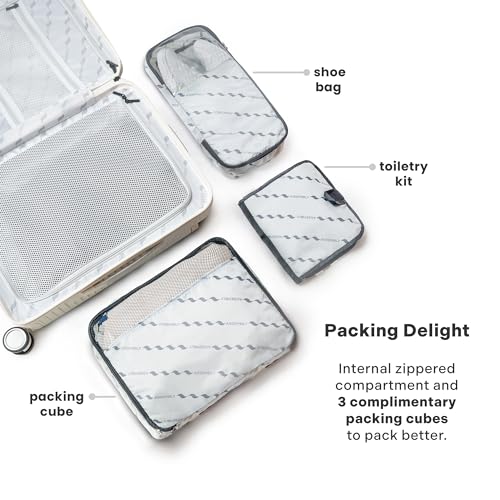 Image of Assembly Hard-Sided Medium Check-in Luggage - 65 cms | Premium Wide Handle Trolley Bag with in-Built TSA Lock & Noise-Free Wheels