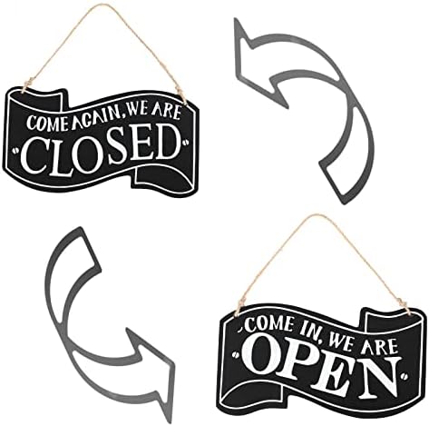 Amazon.com: Open Closed Signs for Business - 10 × 5.3 Inch Double Sides ...