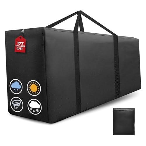 Extra Large Patio Outdoor Cushion Storage Bag Waterproof 68