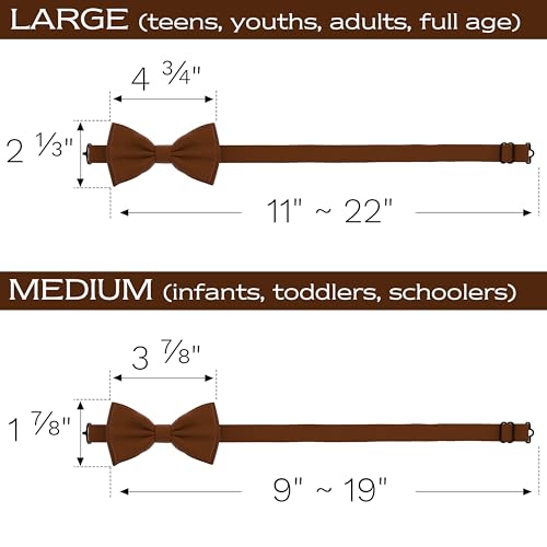 Image of Adam Young Men's Bow Ties with Handkerchief & Cufflinks Pre-Tied Style Formal Satin Classic Bowtie for Tuxedo Faux Silk