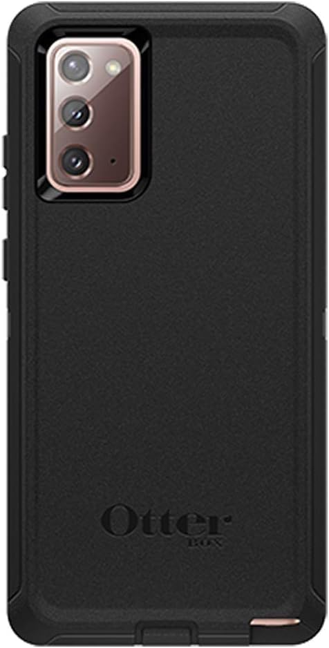 OtterBoxGalaxy Note20 5G (Only) - Defender Series Case - Black - Rugged & Durable - with Port Protection - Case Only - Non-Retail Packaging