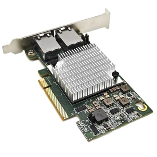 Tarjeta Ethernet 10G dual port X540-T2 PCIe x8 adaptador de red LAN repuesto para PC