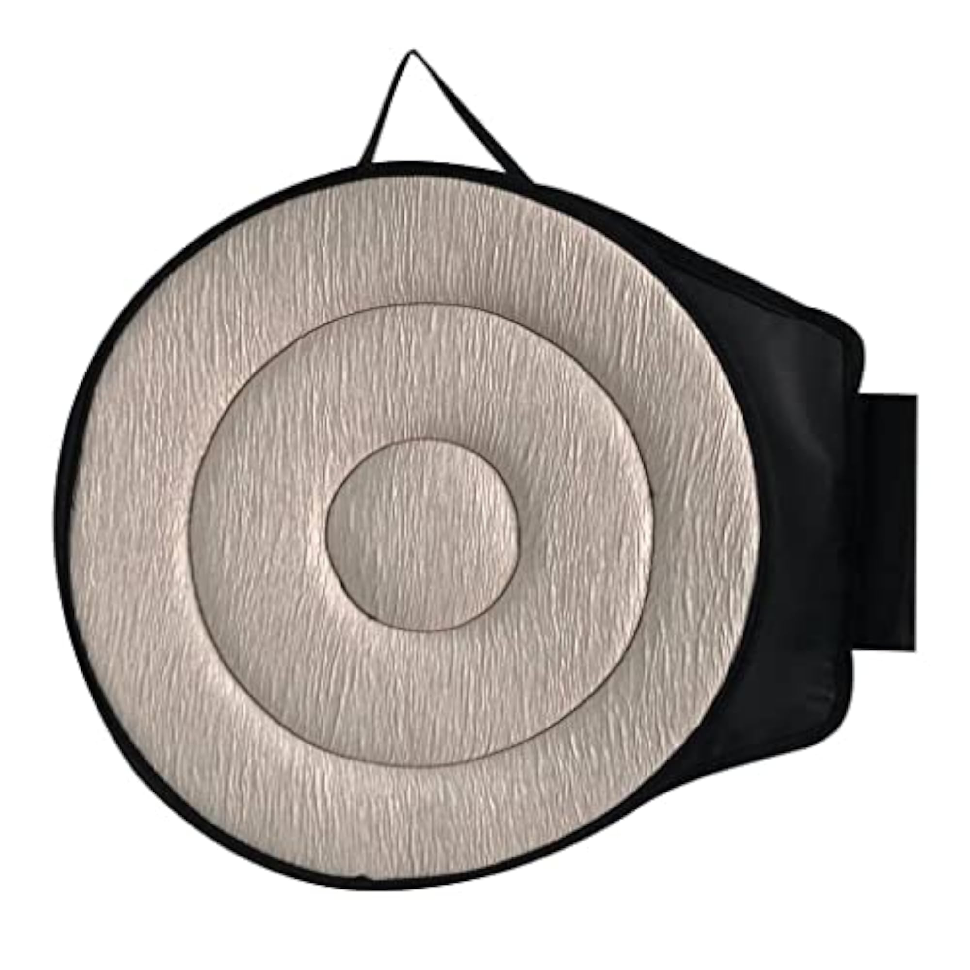 360 Degree Soft Rotating Cushion, Beige Circle