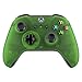 eXtremeRate Foggy Clear Green Faceplate Cover, Soft Touch Front Housing Shell Case, Comfortable Soft Grip Replacement Kit for Xbox One S & Xbox One X Controller