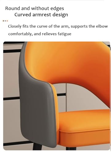 Chaise de salon moderne au rembourrage premium et finitions en métal résistant