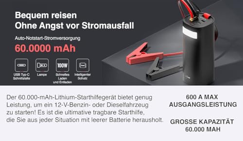 revolt-Starter-3in1-Kfz-Starthilfe-Powerbank-LiFePO4-60-Ah-600-A-100-W-PD-LED-Booster-tragbare-Starthilfe-Powerbank-Jump-Start