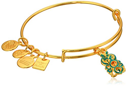 Alex and Ani Octopus Expandable Gold-Tone Bangle Bracelet