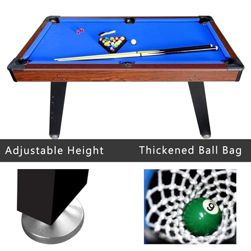 DRM 5FT Pool Table Set Steady Billiards Table with All Accessories, Snooker Table - Image 6