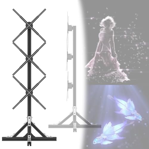Proiettore pubblicitario olografico 3D - Animazione LED per negozio, negozio, bar e vacanze - Altoparlante Bluetooth con controllo APP