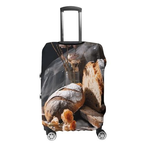 Travel Luggage Cover Suitcase Protector Bread in Bakery Elastic Washable Stretch Suitcase Protector Anti-Scratch Travel Suitcase Cover Fit 18-32 Inch Luggage4