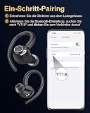 Jesebang Bluetooth Kopfhörer Sport, in Ear Kopfhörer Kabellos Bluetooth 5.4 mit HD Mic, Herausragender Sound, 40 Std Spielzeit, Comfort Fit, Dual LED-Anzeige, IP7 Wasserdicht Ohrhörer mit Ohrhaken