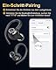 Jesebang Bluetooth Kopfhörer Sport, in Ear Kopfhörer Kabellos Bluetooth 5.3 mit HD Mic, Herausragender Sound, 40 Std Spielzeit, Comfort Fit, Dual LED-Anzeige, IP7 Wasserdicht Ohrhörer mit Ohrhaken