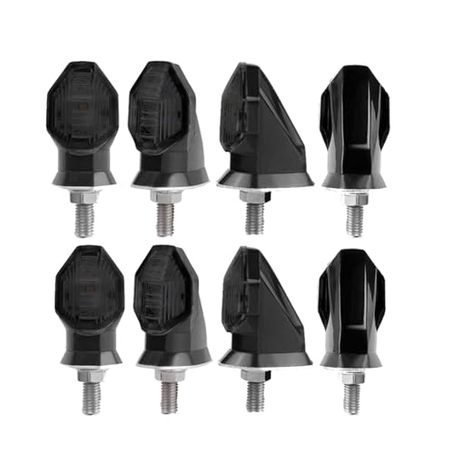 Clignotants LED moto 12V à forte luminosité mini feux étanches 8mm
