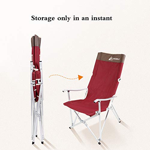 Chaise pliante ultra légère de camping avec sac de transport compact - 3