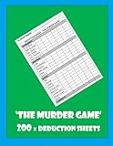  \'THE MURDER GAME\': 200 x DEDUCTION SHEETS