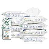 HealthyBaby Our Wet Wipes | EWG Verified Safe | 100% Water & Plant Based | Unscented & Safe for Sensitive Skin | Fragrance Free and Totally Chlorine Free (8 packs, 512 wipes)