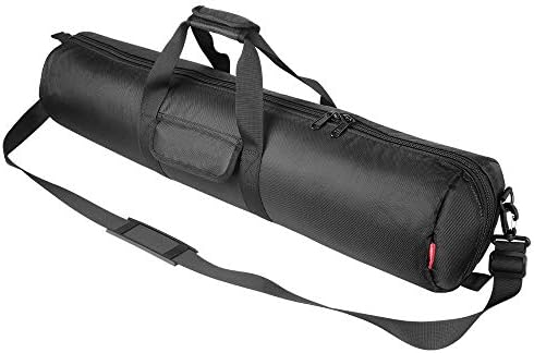HEMMOTOP Tripod Carrying Case Bag 31.5x7x7in/80x18x18cm Heavy Duty with Storage Bag and Shoulder Strap Padded Carrying Bag for Light Stands, Boom Stand, Tripod,Mic Stand and Tent Pole