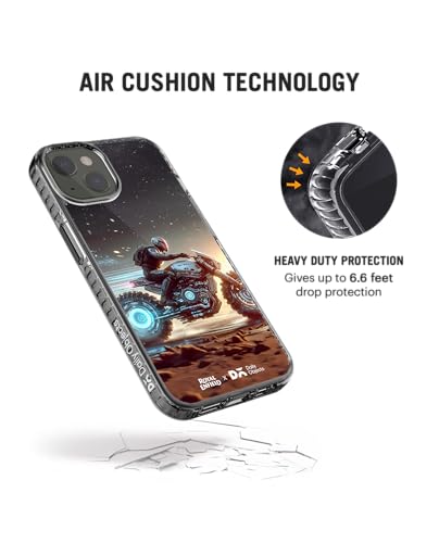 Image of DailyObjects Electric Blaze Stride 2.0 Magnetic Case Cover Compatible with iPhone 15 | Wireless Charging Slim Back Cover | 2 Layer Edge Protection & Shockproof