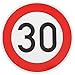 Original Verkehrszeichen 30 KM/H Schild Nr. 274-30 StVO DN 600 mm Geburtstagsgeschenk RAL Straßenschild Schilder Verkehrsschilder Straßenschilder
