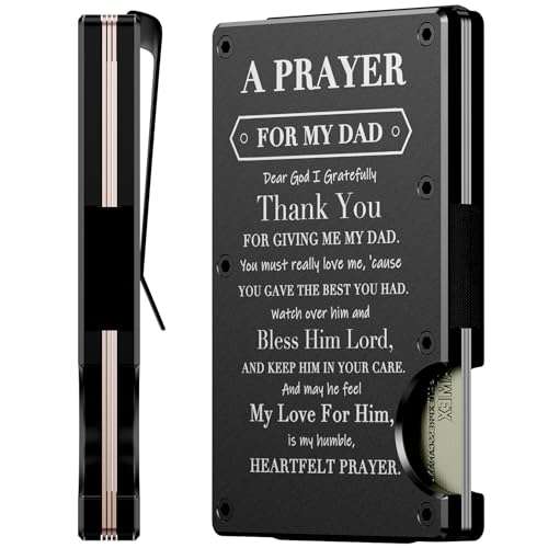 Father's Day Gift for Dad: Wallet for Men with Money Clip, RFID Wallet for Men Slim Minimalist, Mens Wallet, Credit Card Holder Tactical Wallet