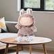 Mikovivi Segeltuchschuhe für Puppen, Süße Mini Kawaii Freizeitschuhe Modisches Plüschtier Anzieh Outfit Kleidungszubehör für 15 cm und 17 cm Puppen (Pink)