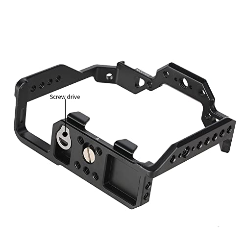 Image of NICEYRIG Compact Cage for Sony Alpha 7V / 7R V /Alpha 7 IV /Alpha 7S III with NATO Rail Double Cold Shoe - 497