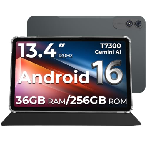 Image of HUIHUANG 10‑inch Android 15 Tablet, 12GB RAM + 64GB ROM (Expand to 1TB)