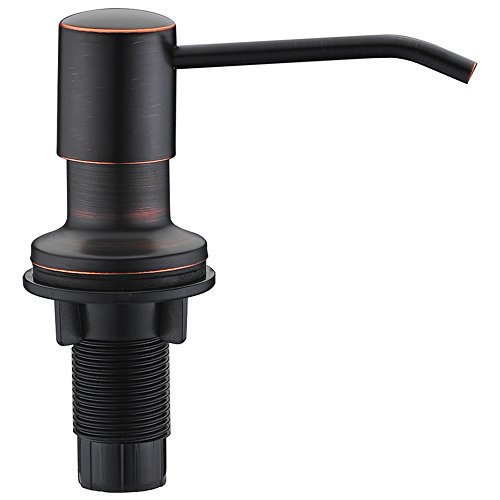 Uekpoe Modern Stainless Steel Oil Rubbed Bronze Soap Dispenser For Kitchen Sink Built In Design Hand Soap Dispenser With Large 17 Oz Bottle #TOP1
