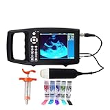 Veterinär Ultraschallscanner Kit,Ultraschallgerät Für Schwangerschaft,Vet Portable B-Ultra Sound Scanner Maschine,Für Schafe, Hunde, Katzen Und Für Trächtigkeitstest(Mechanische Sonden)